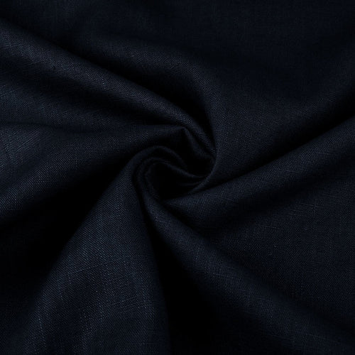 100% Linen - Navy - The Fabric Counter