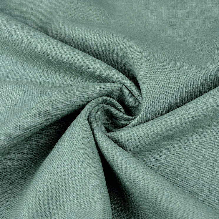100% Linen - Old Green - The Fabric Counter