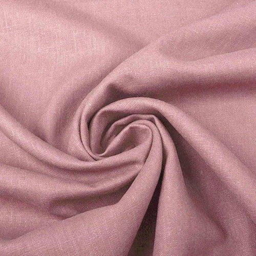 100% Linen - Old Pink - The Fabric Counter