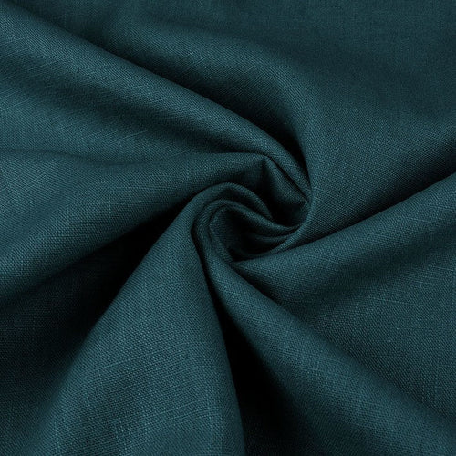100% Linen - Petrol - The Fabric Counter