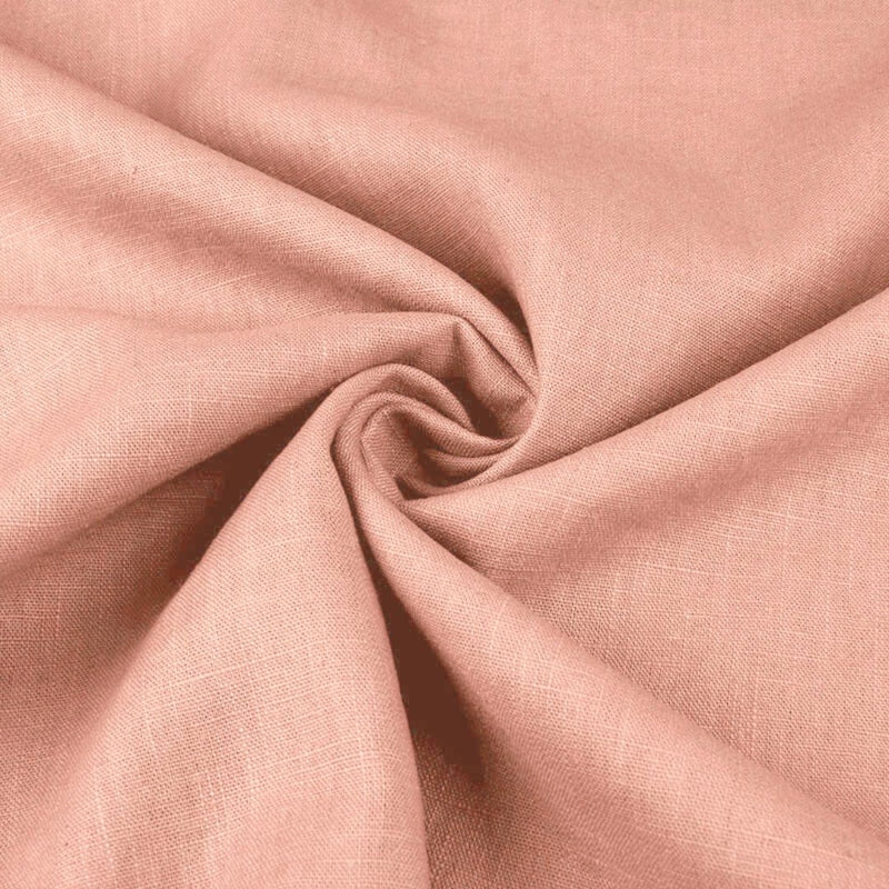 100% Linen - Salmon Pink - The Fabric Counter