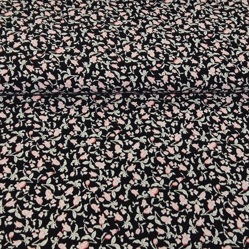 100% Viscose - Ditsy Floral - The Fabric Counter