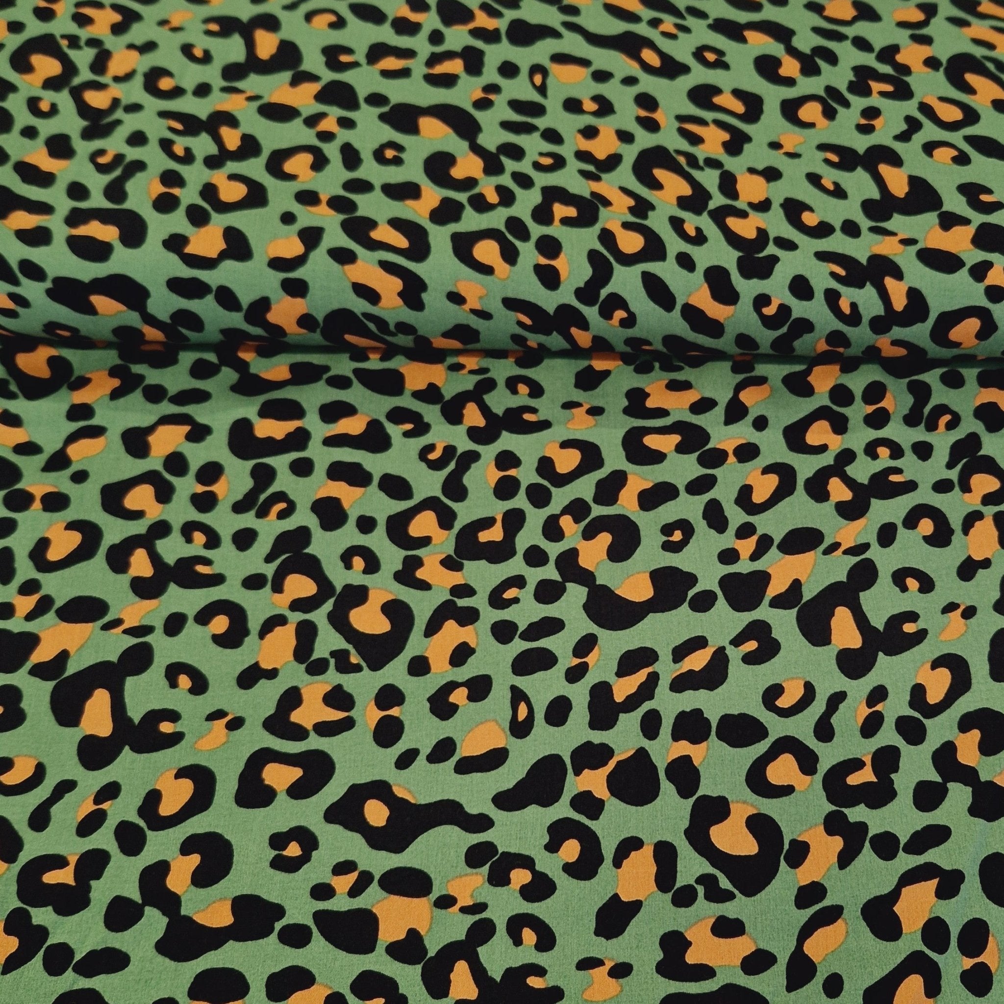 100% Viscose - Leopard Print – The Fabric Counter