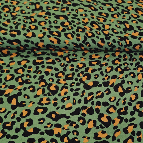 100% Viscose - Leopard Print - The Fabric Counter