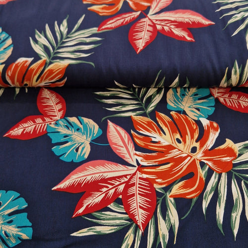100% Viscose - Tropical - The Fabric Counter