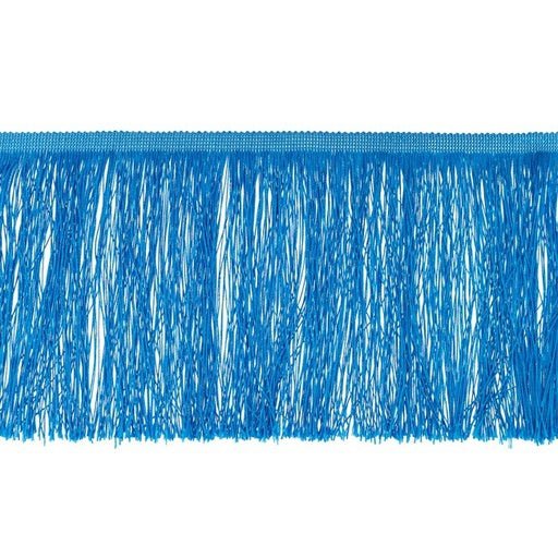 15cm Fringe Trim - Aqua - The Fabric Counter