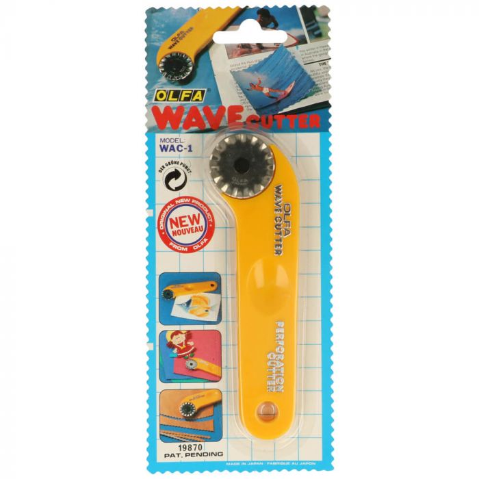 28mm Olfa Wave Rotary Cutter – The Fabric Counter