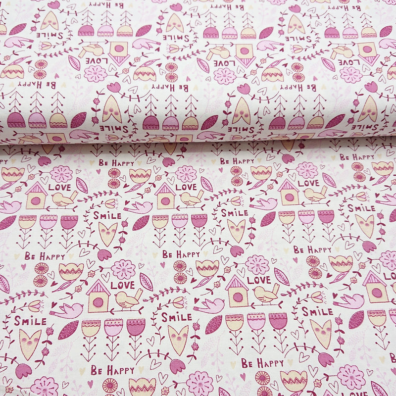 Love Bird Cotton Print