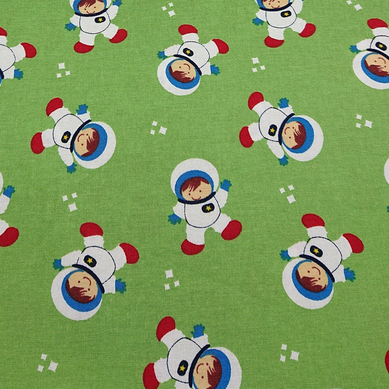 Astronaut Cotton Print - The Fabric Counter