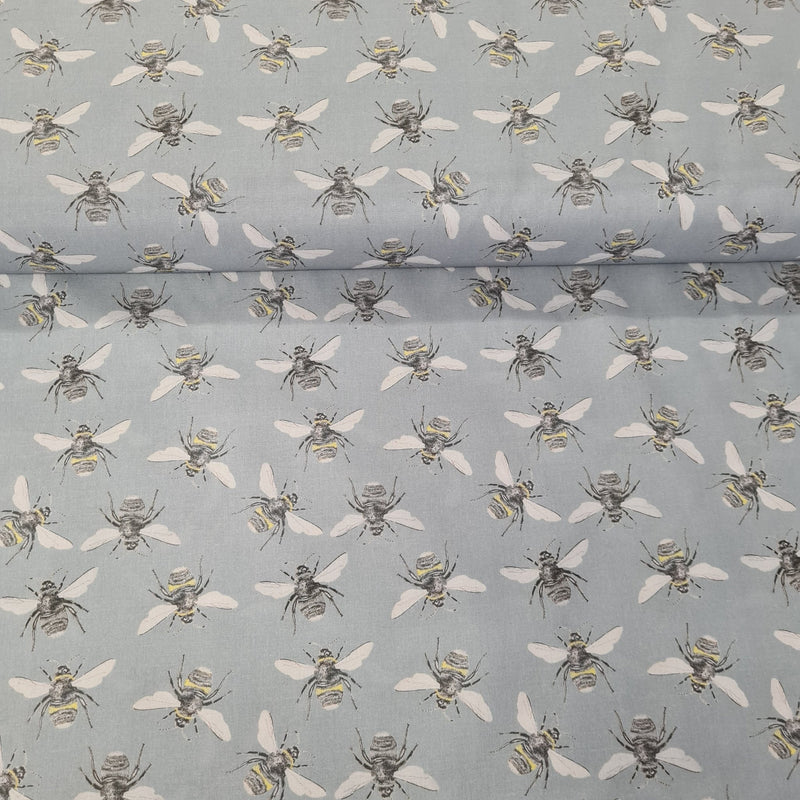 Bee Digital Cotton Print - The Fabric Counter