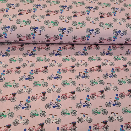 Bicycle Cotton Print - The Fabric Counter