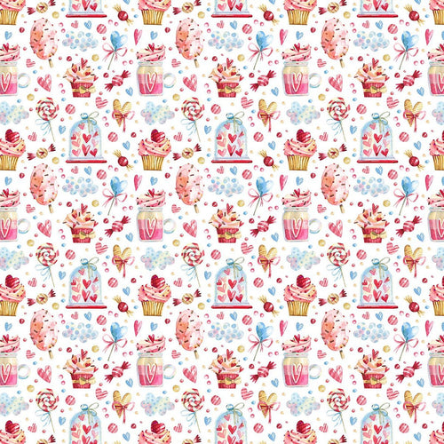 Cakes & Candy - Digital Cotton Print - The Fabric Counter