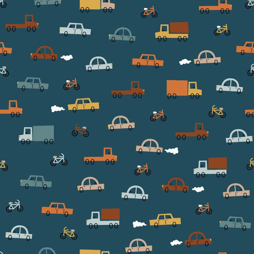 Cars & Trucks - Cotton Print - The Fabric Counter