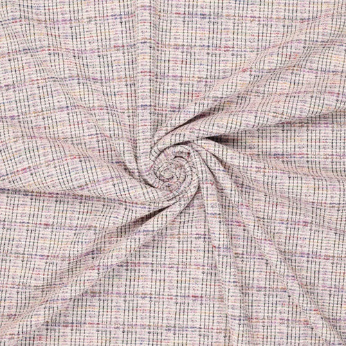 Chanelli Stretch Bouclé - Lilac - The Fabric Counter