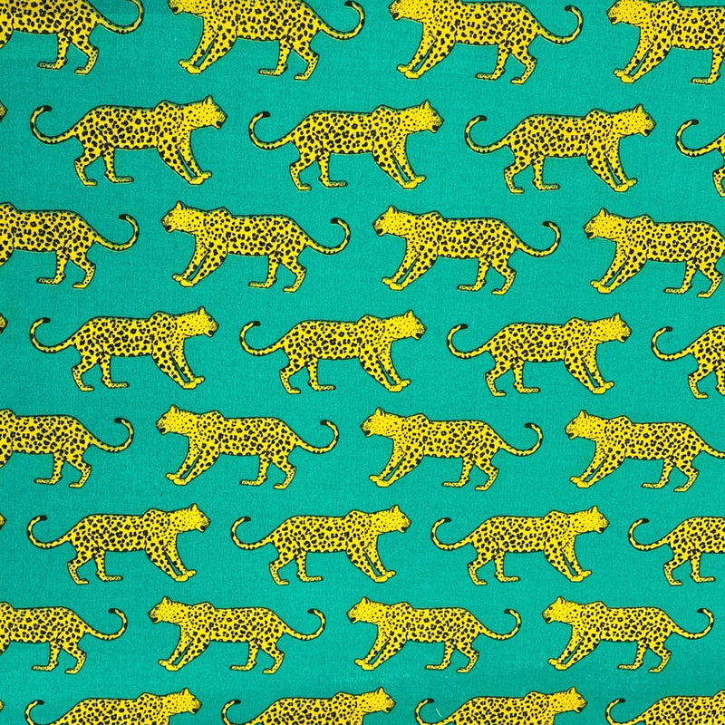 Cheetah Polycotton - The Fabric Counter