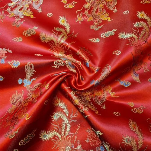 Chinese Satin Brocade - The Fabric Counter