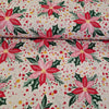 Christmas Canvas Collection - Poinsettia - The Fabric Counter