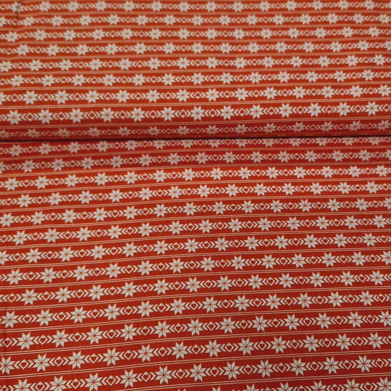 Christmas Cotton Print - Fair Isle - The Fabric Counter