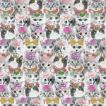 Cool Cats - GOTS Digital Cotton Jersey - The Fabric Counter