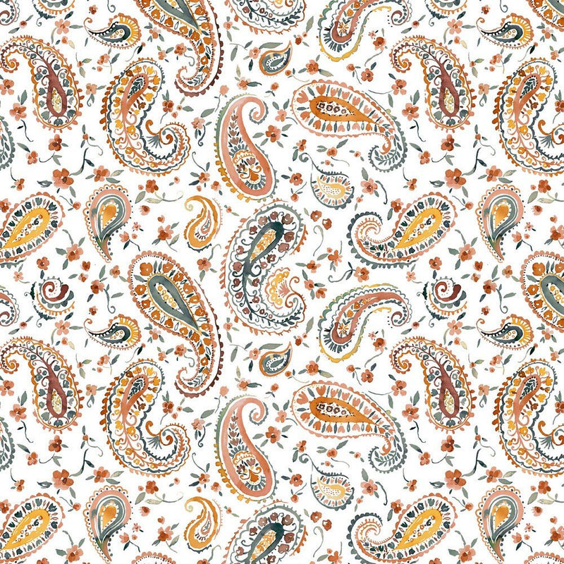 Cotton Jersey Paisley - Main Image