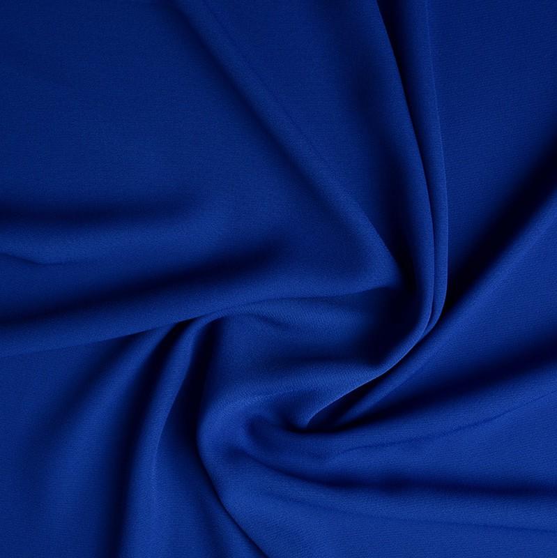 Crepe Georgette - Royal Blue - The Fabric Counter