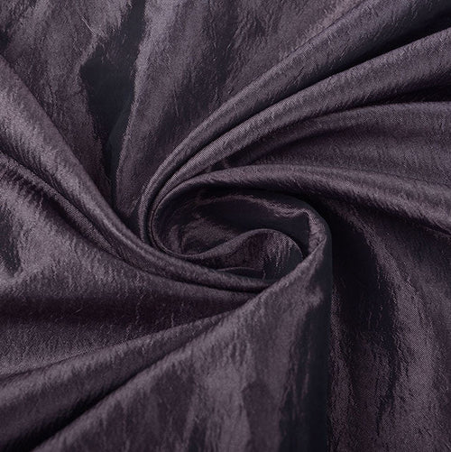 Crinkle Taffeta - Dark Mauve - The Fabric Counter