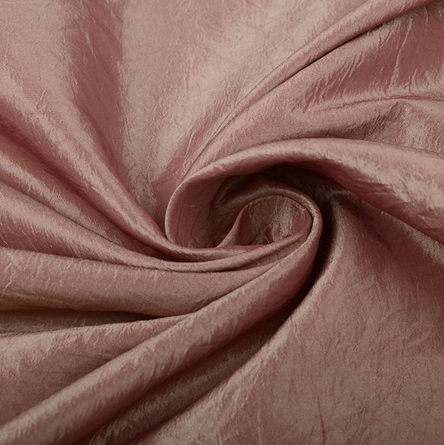 Crinkle Taffeta - Dusty Coral - The Fabric Counter