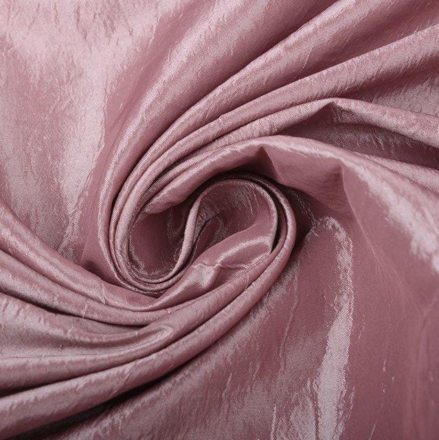 Crinkle Taffeta - Dusty Pink - The Fabric Counter