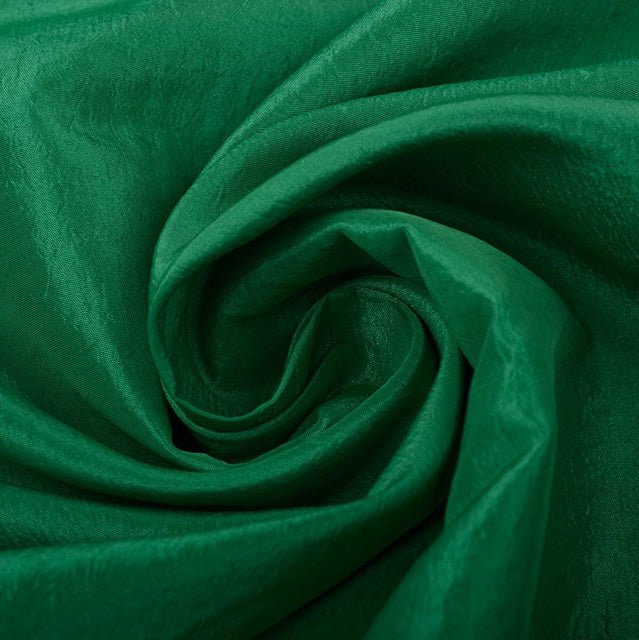 Crinkle Taffeta - Grass Green - The Fabric Counter