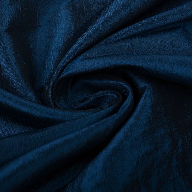 Crinkle Taffeta - Midnight - The Fabric Counter