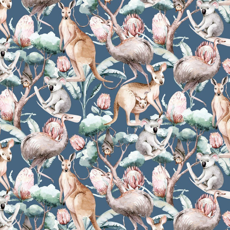 Digital Animals - GOTS Organic Cotton Jersey - The Fabric Counter