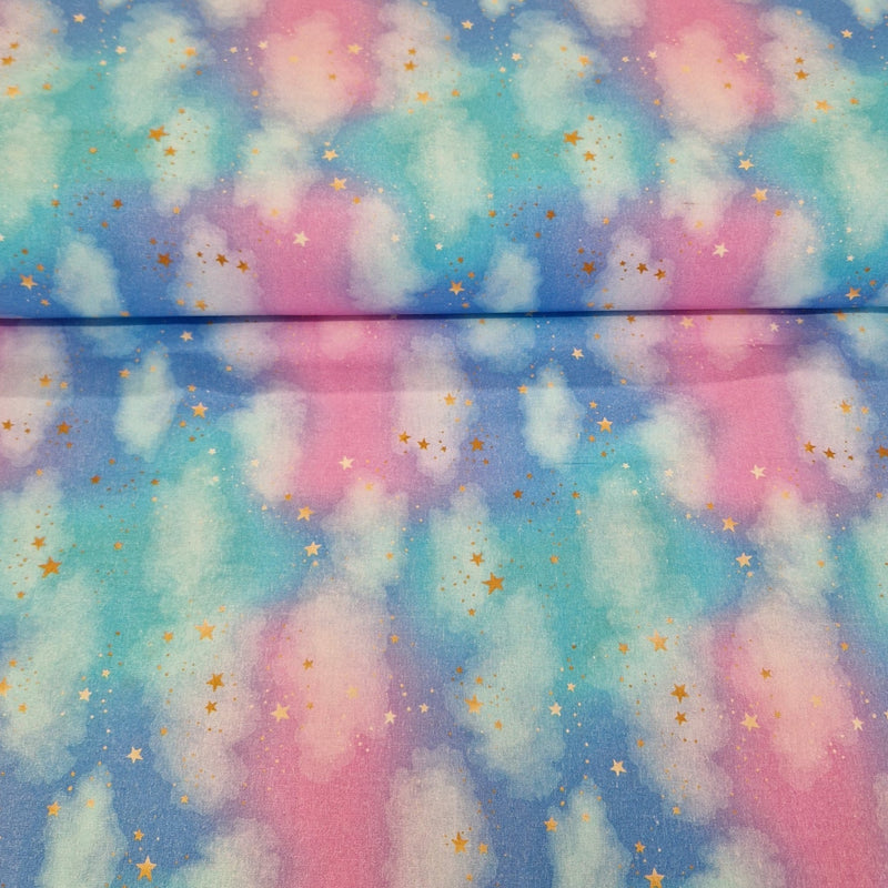 Digital Cotton Print - Clouds - The Fabric Counter