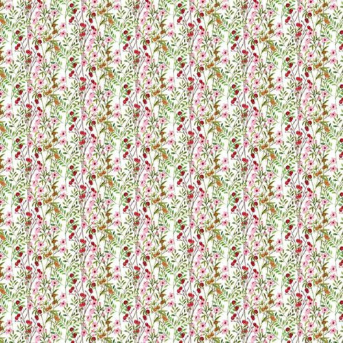 Digital Cotton Print - Country Floral - The Fabric Counter