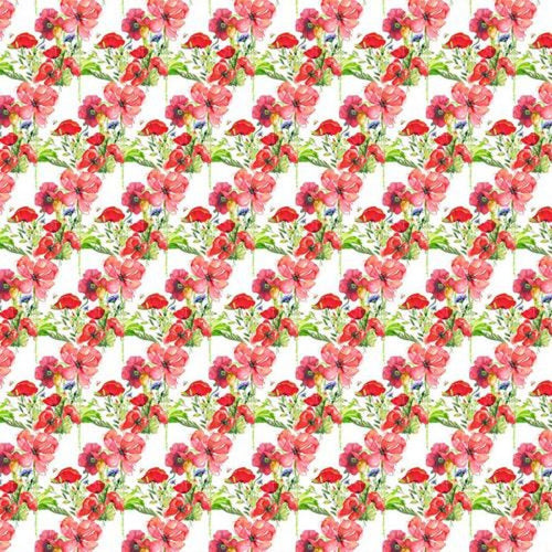 Digital Cotton Print - Country Floral - The Fabric Counter