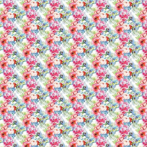 Digital Cotton Print - Country Floral - The Fabric Counter