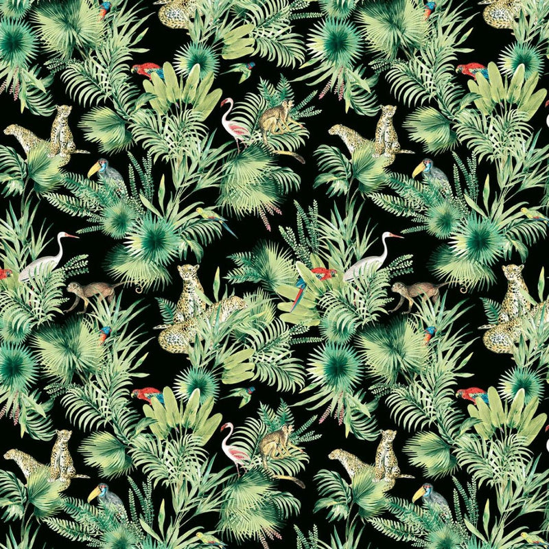 Digital Cotton Print - Exotic Animals - The Fabric Counter