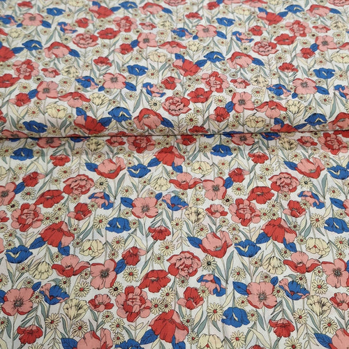 Digital Cotton Print - Floral - The Fabric Counter