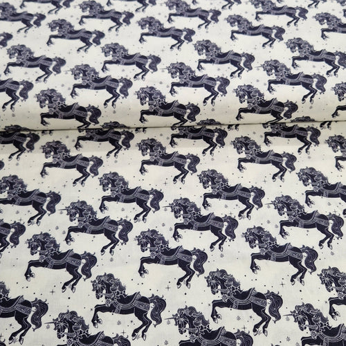 Digital Cotton Print - Unicorns - The Fabric Counter