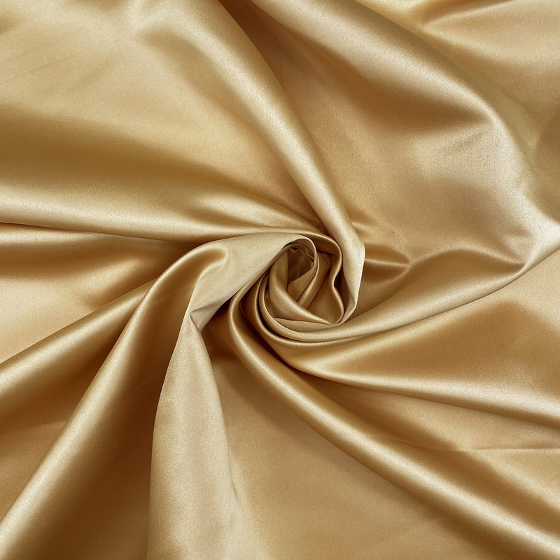 Dutchess Satin - Gold - The Fabric Counter
