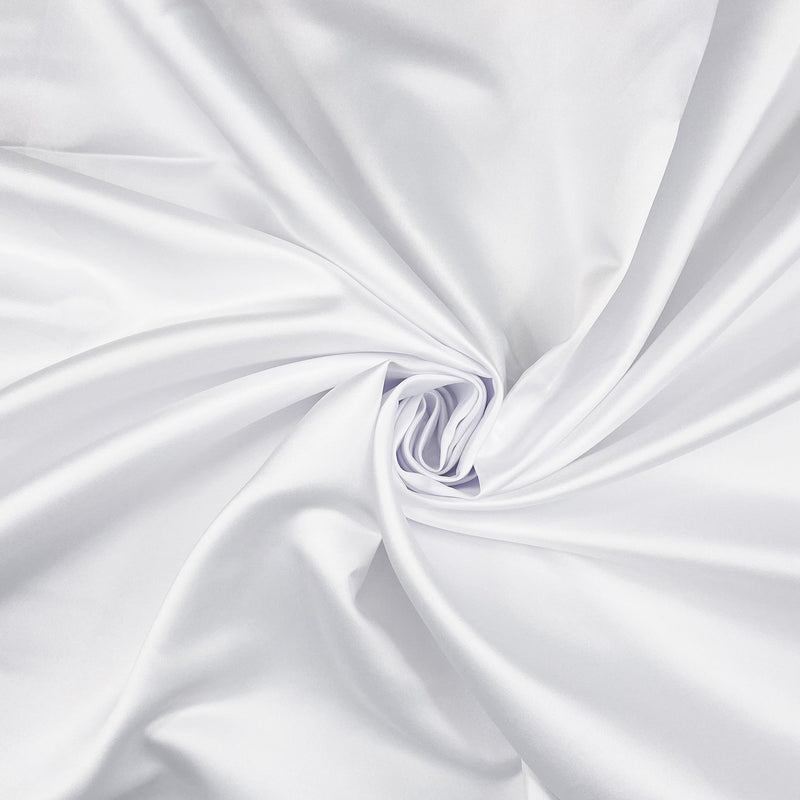 Dutchess Satin - White - The Fabric Counter