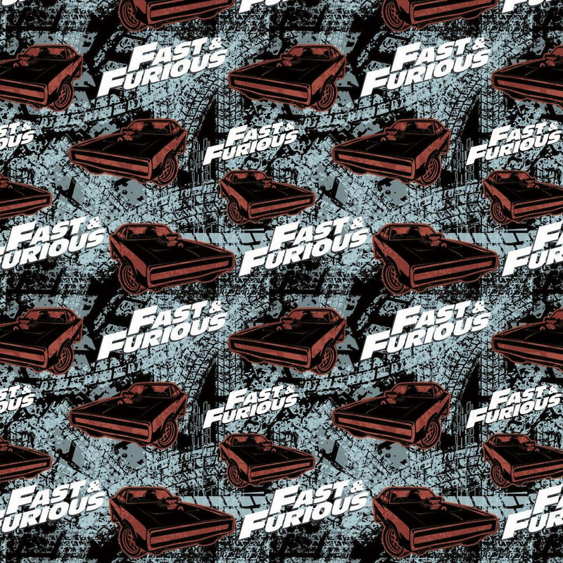 Fast & Furious - Digital Cotton Jersey - The Fabric Counter