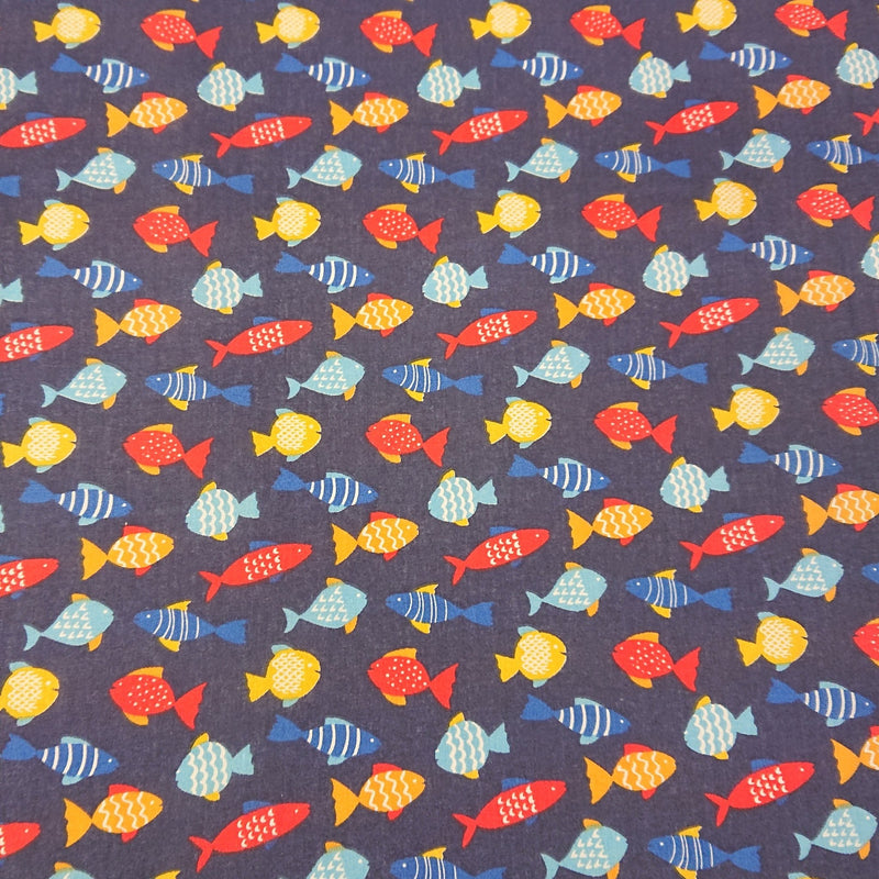 Fish Polycotton - The Fabric Counter