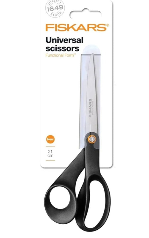 Fiskars Universal Scissors 21cm (Left Handed) - The Fabric Counter