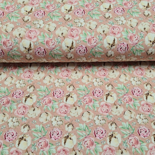 Floral - Cotton Jersey - The Fabric Counter