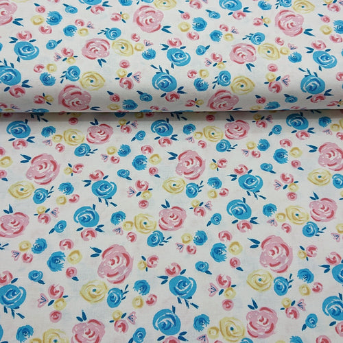 Floral Cotton Print - The Fabric Counter