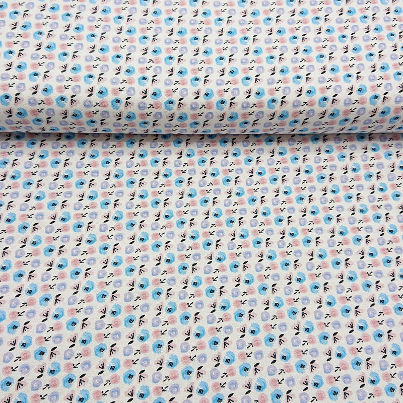 Floral Cotton Print - The Fabric Counter