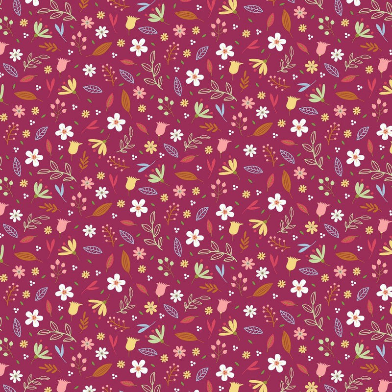 Floral - Cotton Print - The Fabric Counter