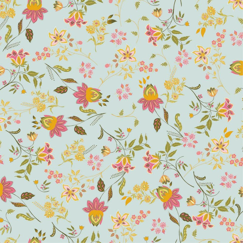 Floral - Cotton Print - The Fabric Counter