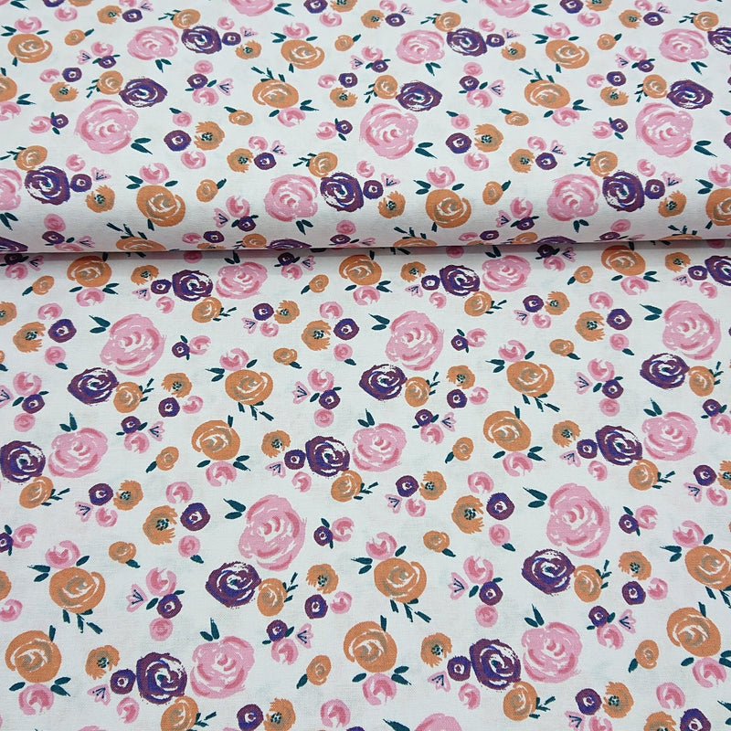 Floral Cotton Print - The Fabric Counter
