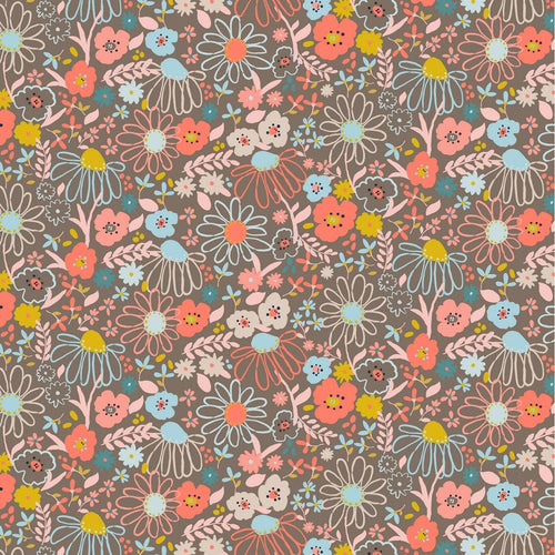 Floral - Cotton Print - The Fabric Counter